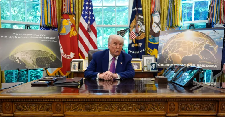 Trump akan Siapkan Senjata di Luar Angkasa, Bagian dari Rencana ‘Kubah Emas’